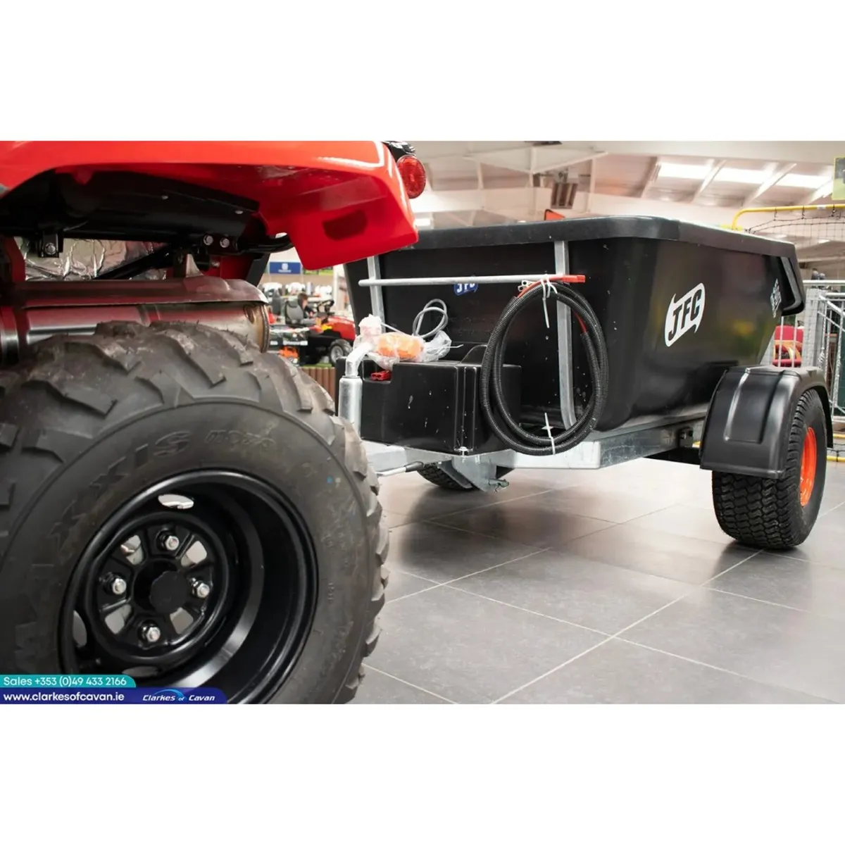 New JFC Quad Hydraulic Tipping Trailer 500 Litre - Image 3