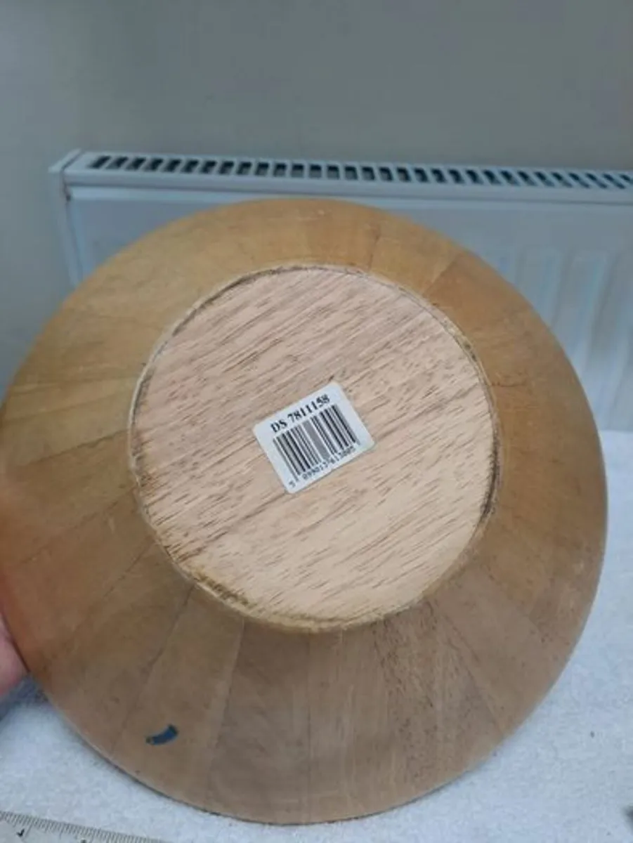Vintage birch wood bowl - Image 4