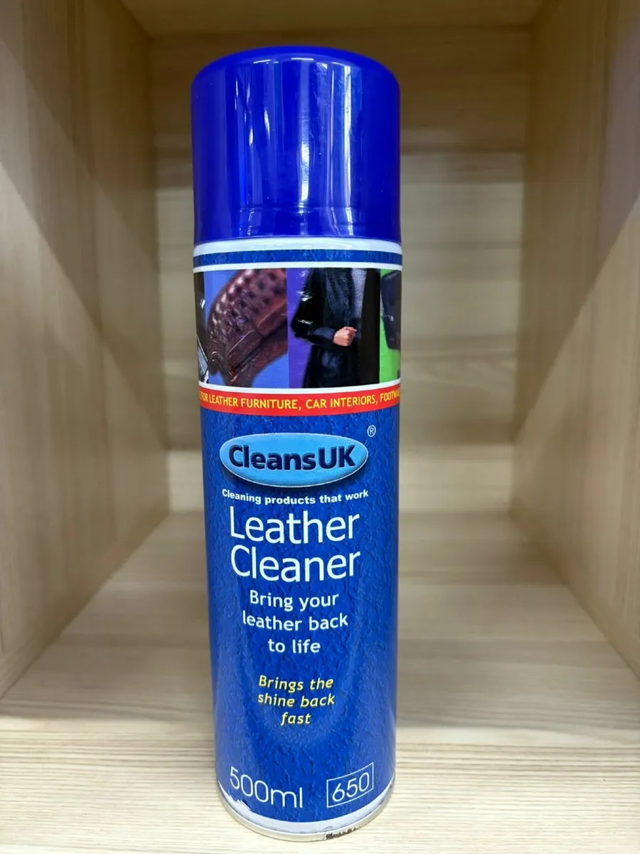CleansUK Leather Cleaner and Rejuvinator 500ml kit - Image 2