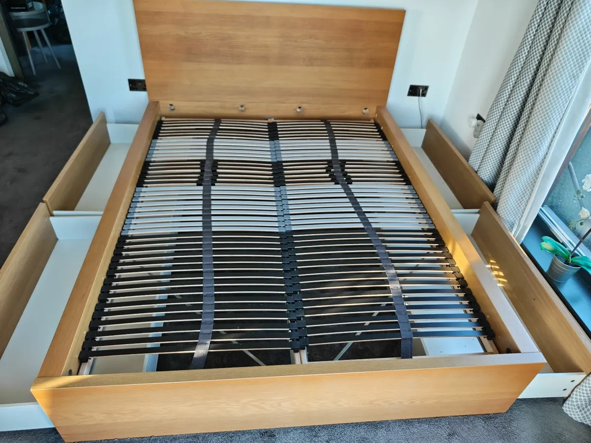 King size Double Bed ( mattress optional) - Image 3