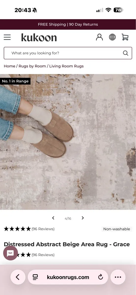 Kukoon rug 160 x 230cm - Image 3