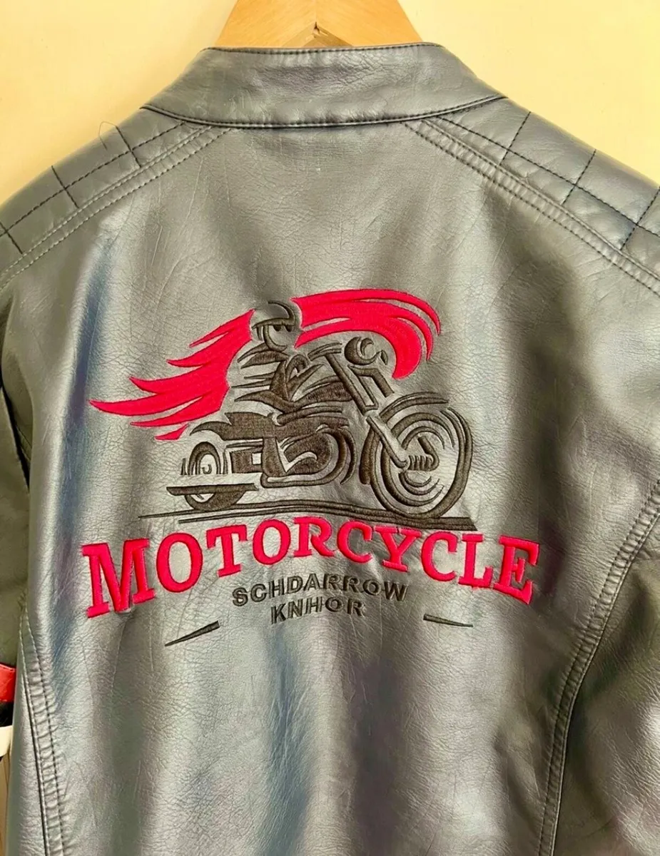 Mens leather Jacket - Image 3