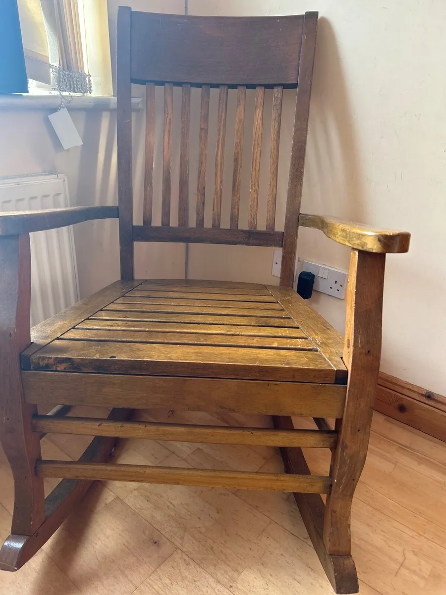Rocking Chair with cushion - Image 1