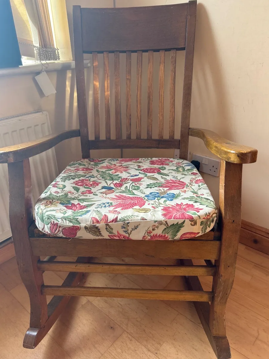 Rocking Chair with cushion - Image 2