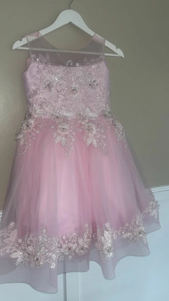 Pink confirmation dresses worn once - Image 2