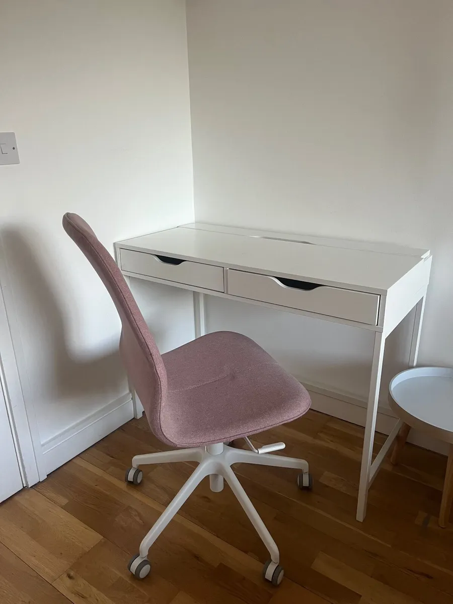 IKEA desk and chair for sale - Image 1