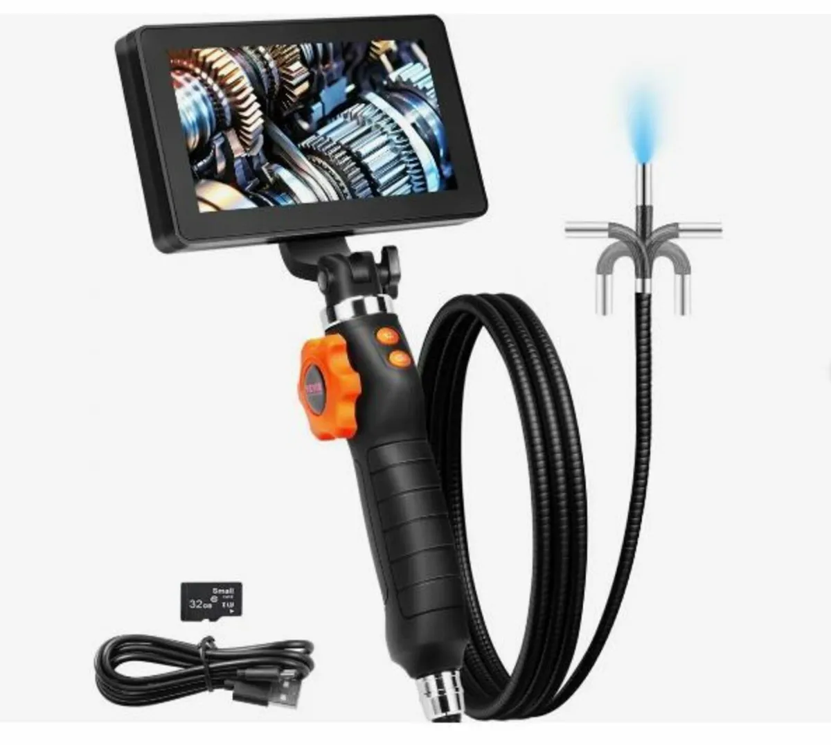 Articulating Borescope Camera with Light - Image 1