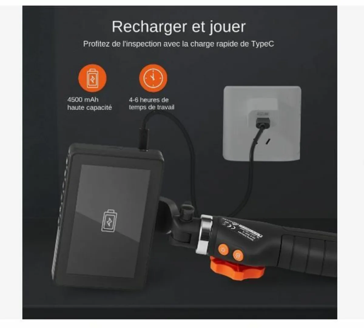 Articulating Borescope Camera with Light - Image 2