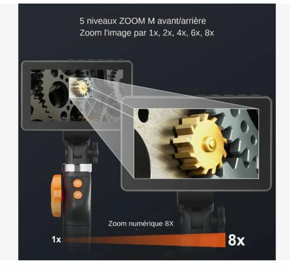 Articulating Borescope Camera with Light - Image 3