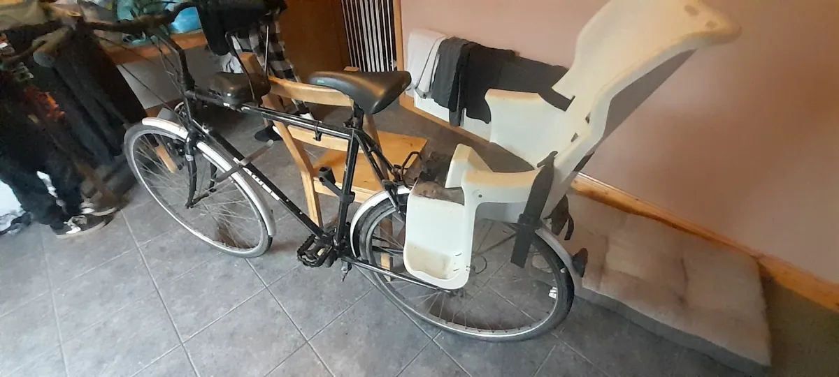 Man's bike two kids seats - Image 1
