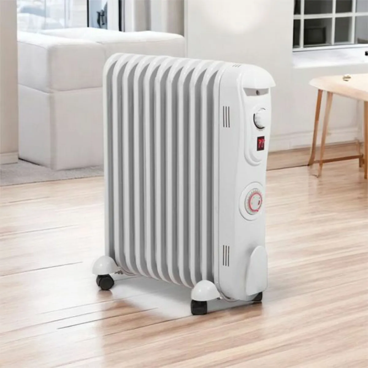 2.5 kW Heater Oil Filled Radiator  24 Hour Timer - Image 4