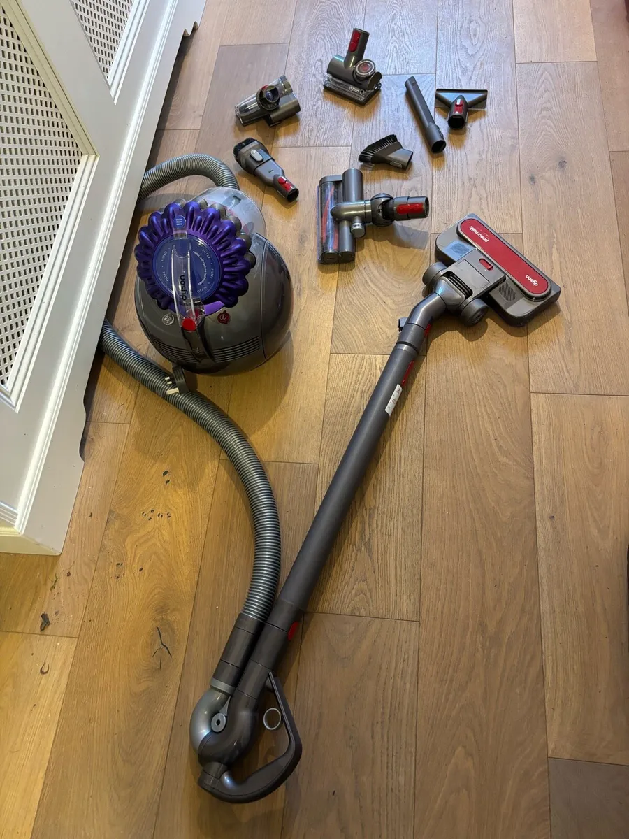 Dyson electric vacuum cleaner with accessories