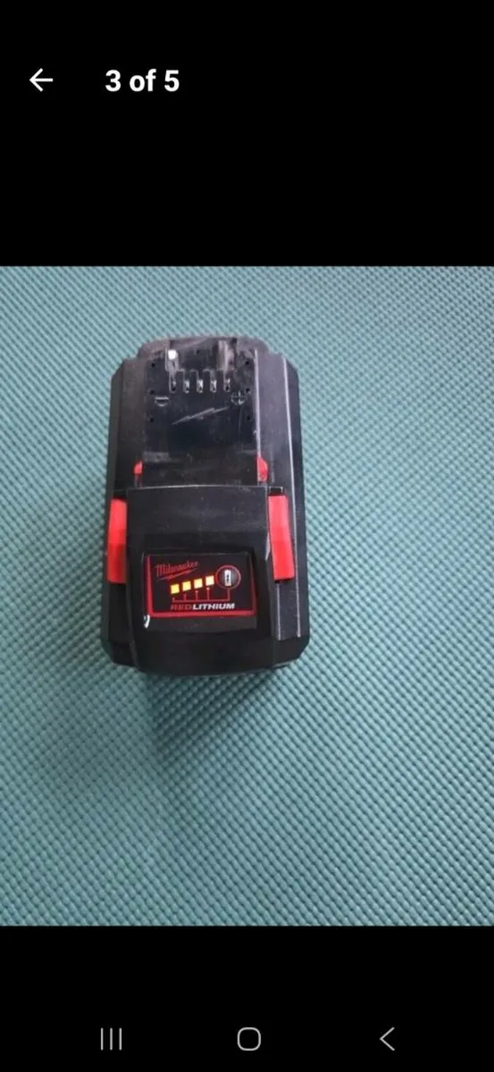 MILWAUKEE M18 12 AMP BATTERY - Image 3