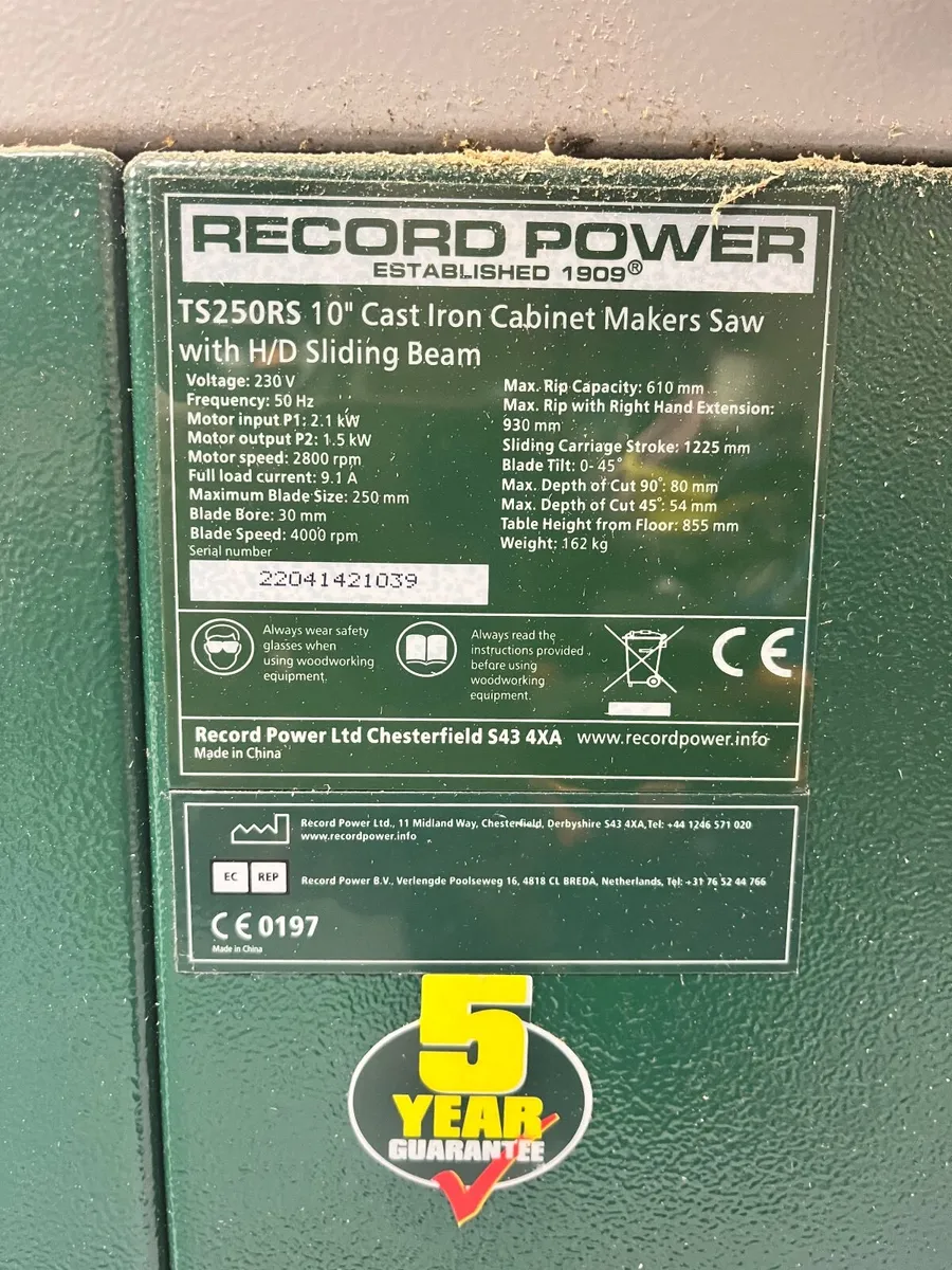 Record Tablesaw - Image 3