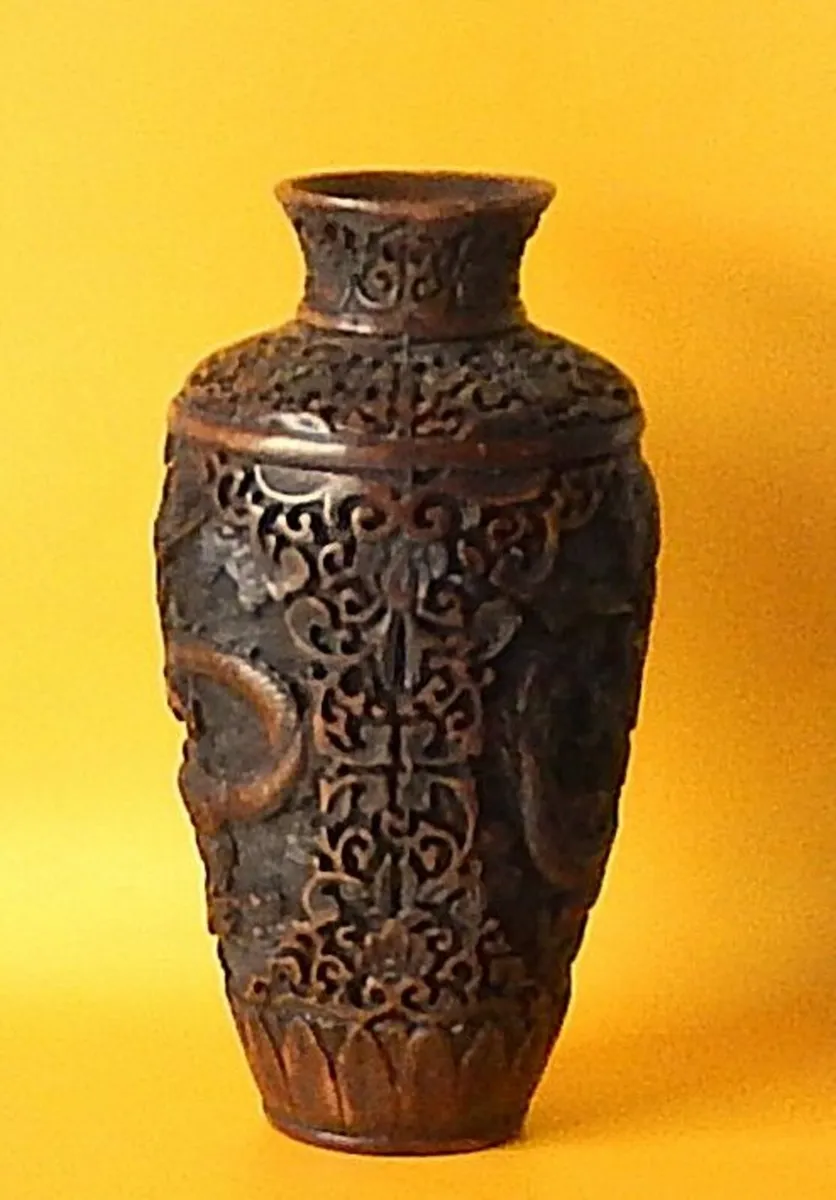 Sculptural Chinese Dragon Vase, Stamped - Image 3
