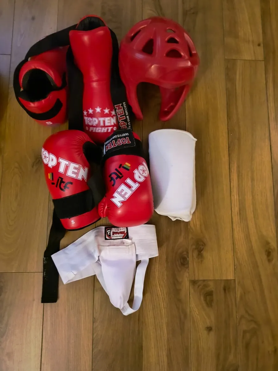 Kids taekwondo sparring gear