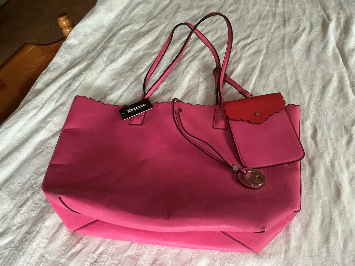 Hot pink genuine dune hand bag - Image 1