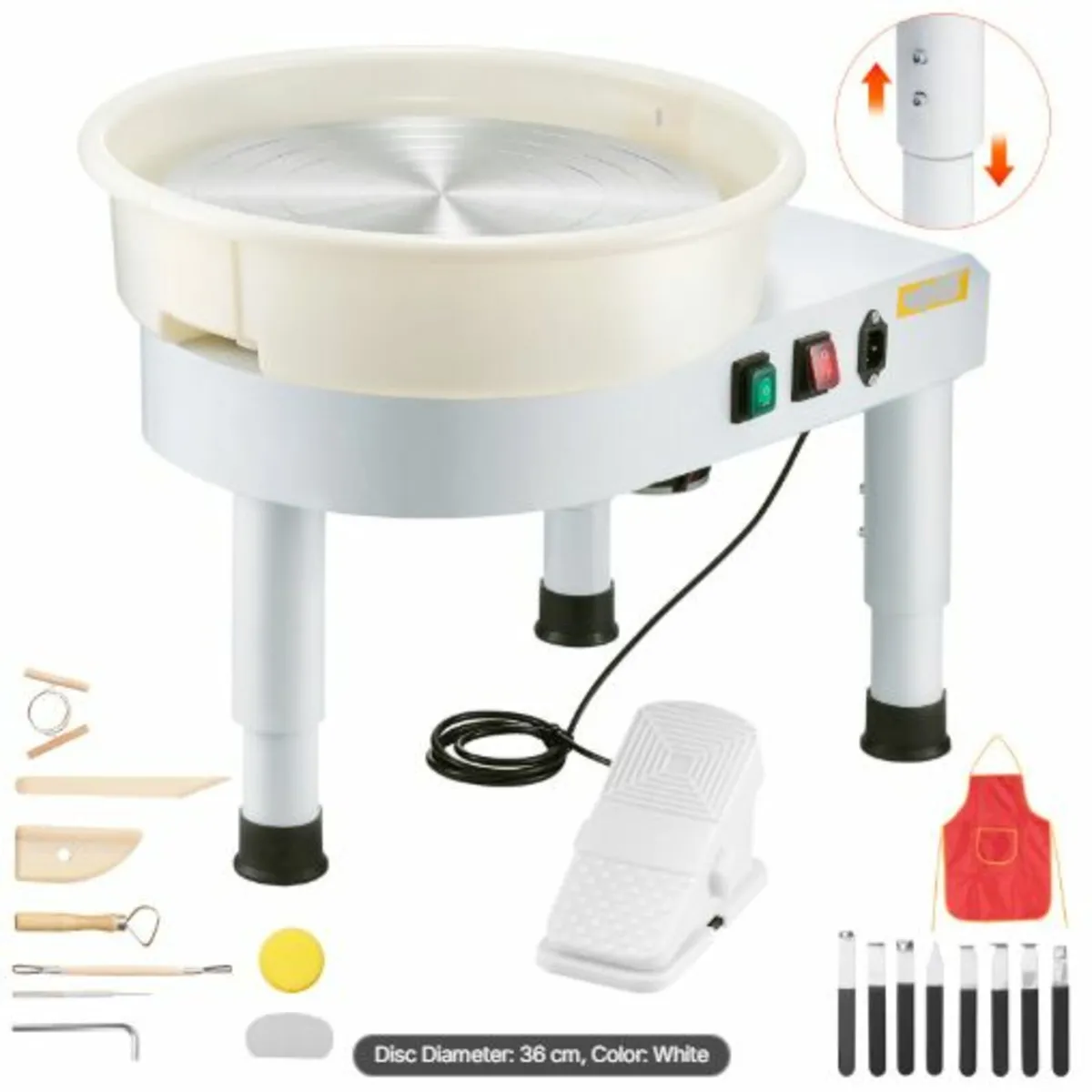 Pottery Wheel,35 cm Ceramic Wheel Forming Machine - Image 1