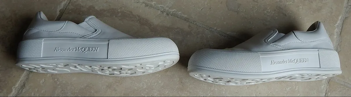 Pair of Alexander McQueen Deck Plimsoll Sneakers - Image 4