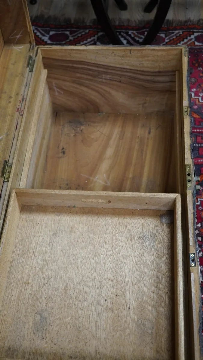 Carved Hong Kong Camphor Wood Chest - Image 4