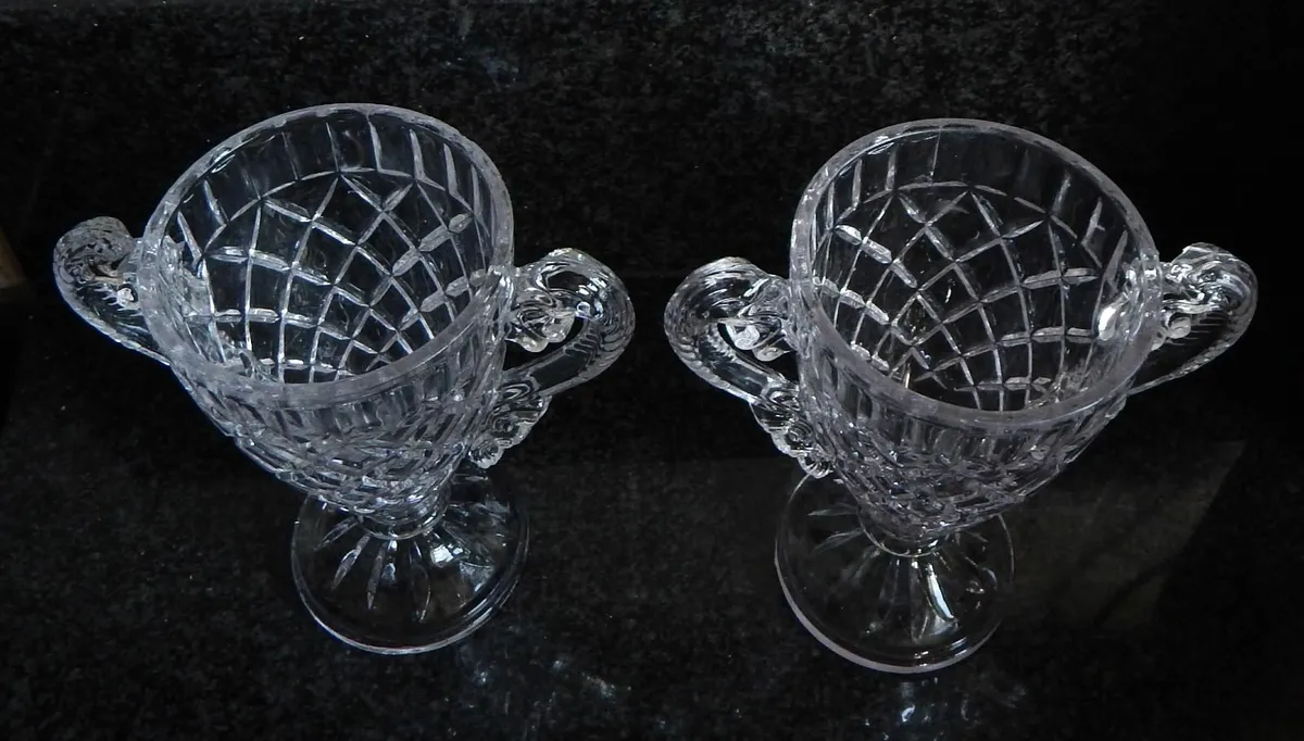 Pair of Glass Vases - Image 2