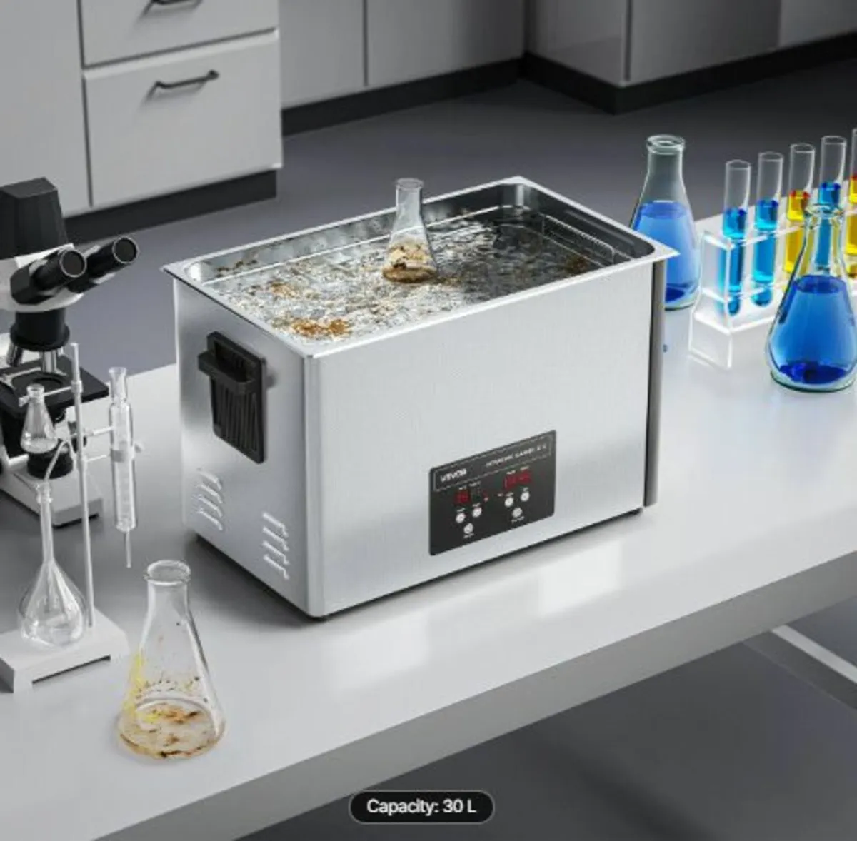 30L Ultrasonic Cleaner, Professional Ultrasonic - Image 4