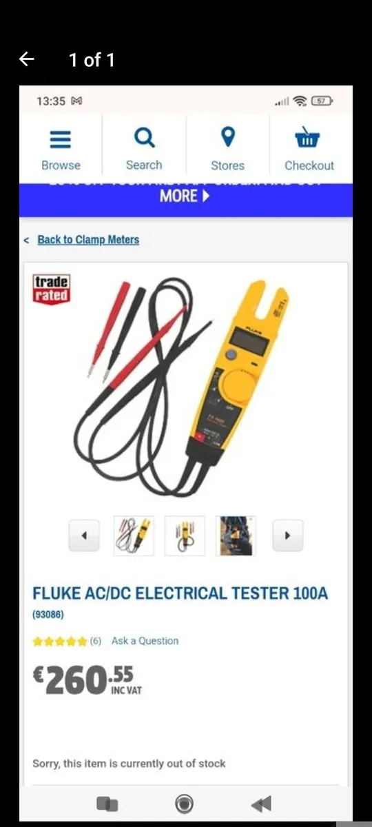 Fluke electrical tester - Image 2