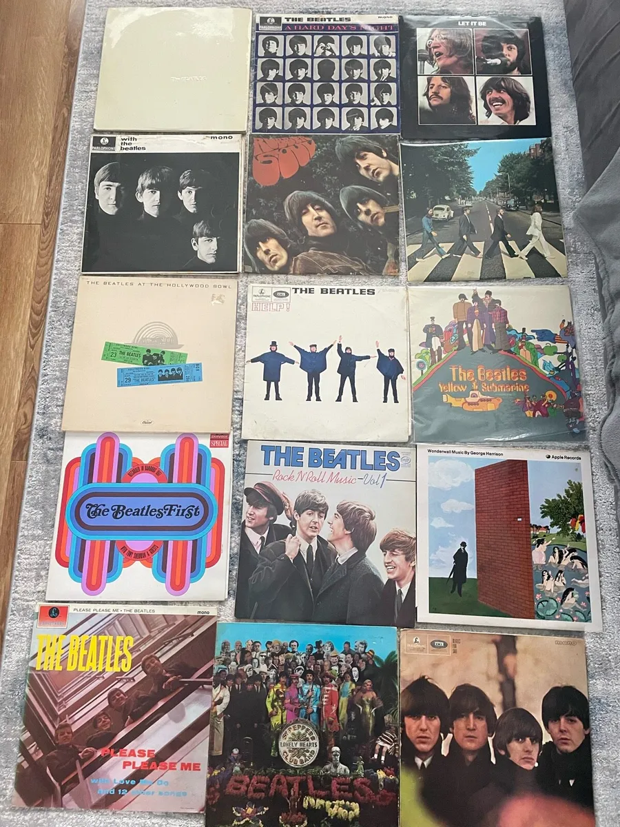 Beatles albums x 18
