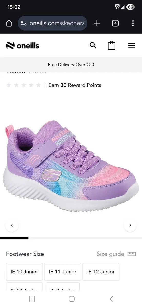 New Skeckers waterproof trainers