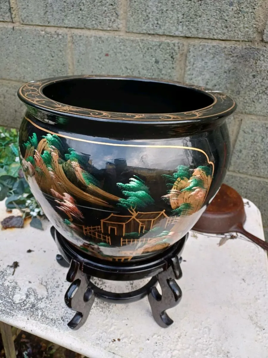 1950/60s Large Chinese Porcelain Jardinière - Image 3