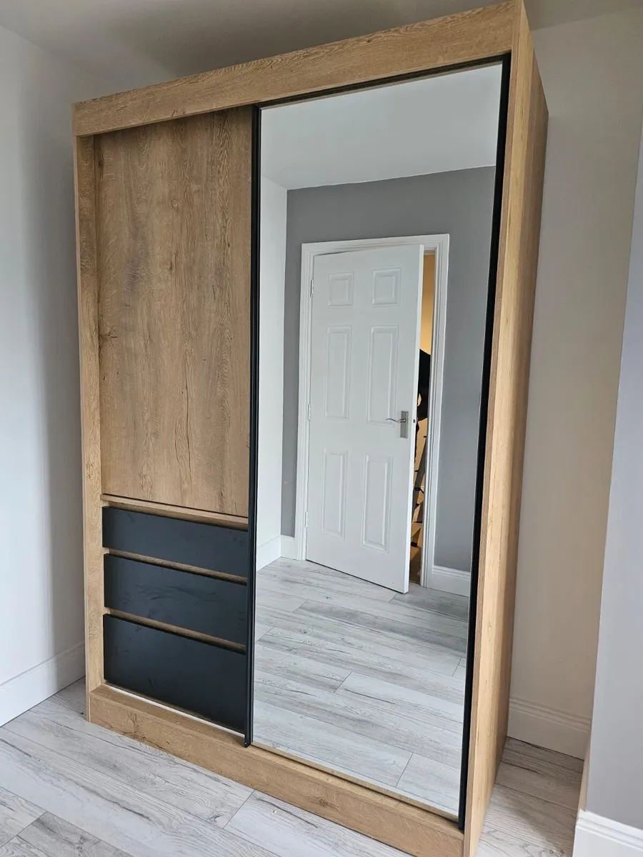 Wardrobe HAITI 140 Oak *FREE DELIVERY - Image 1