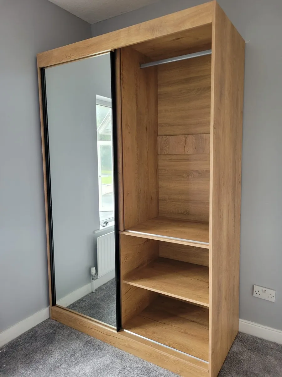 Wardrobe HAITI 140 Oak *FREE DELIVERY - Image 2