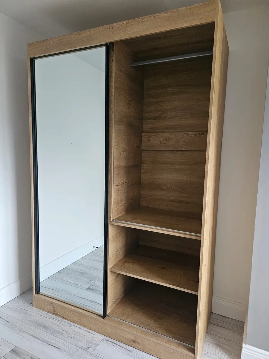 Wardrobe HAITI 140 Oak *FREE DELIVERY - Image 3