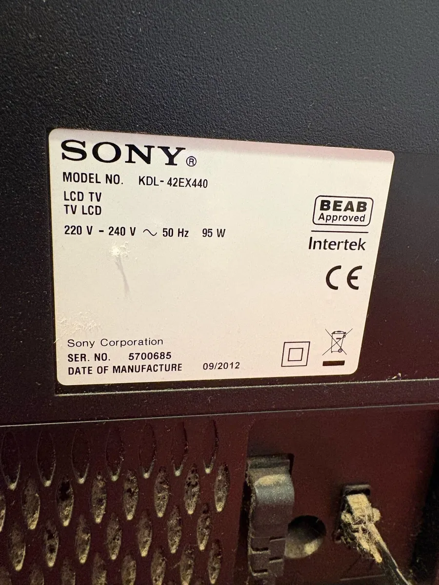 42” SONY BRAVIA - Image 4