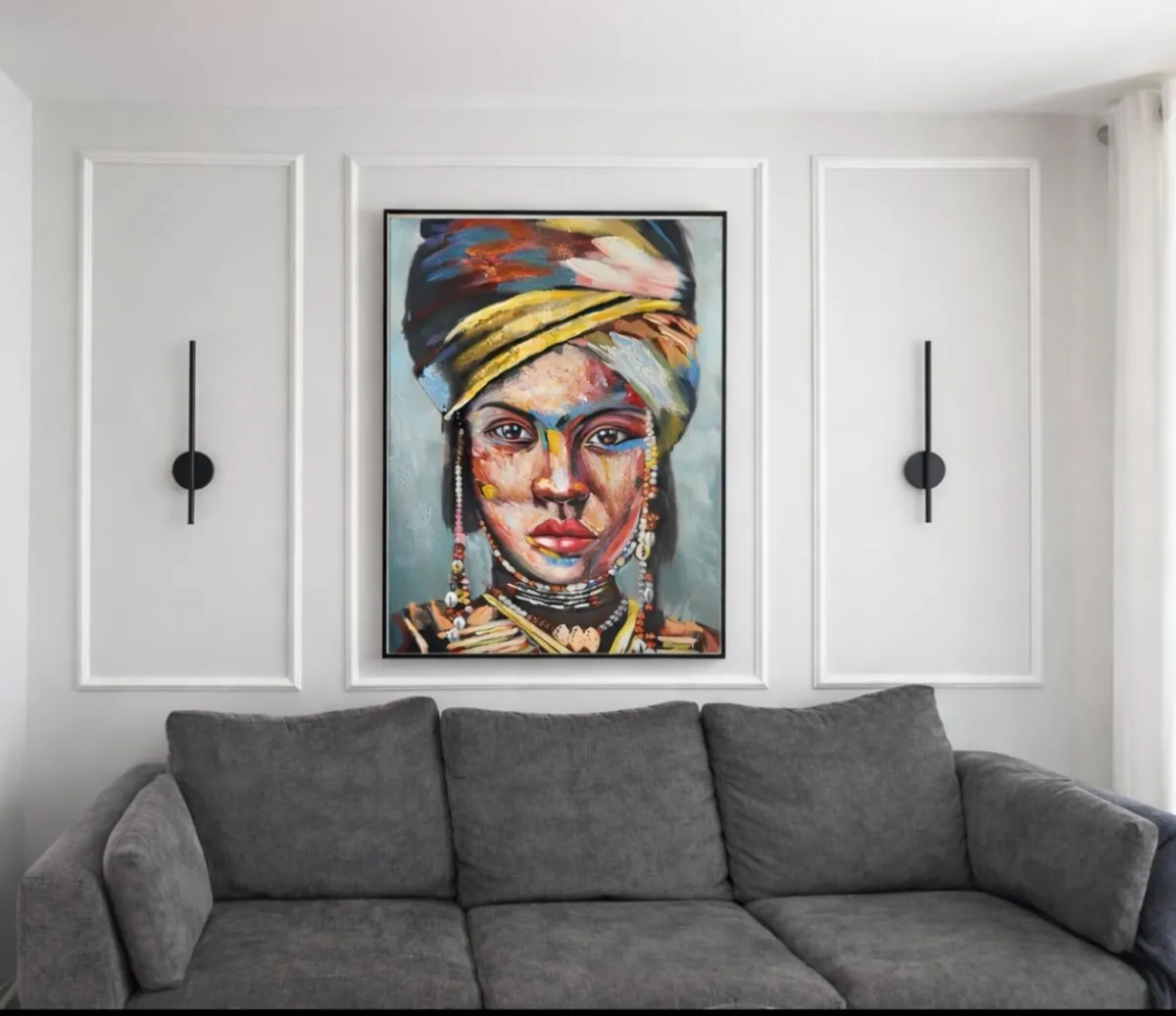 Large framed statement canvas from EZ Living - Image 1