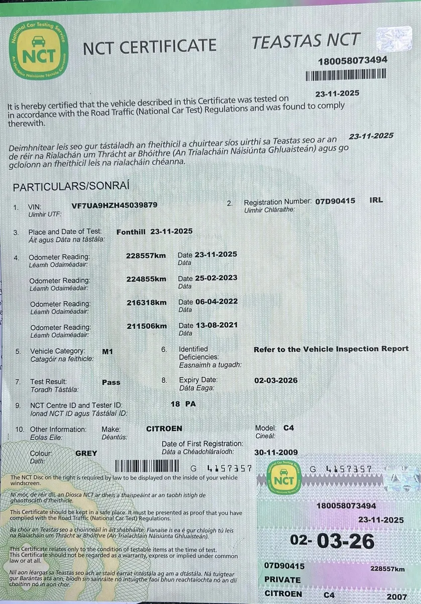 Citroen C4 Grand Picasso 1.6 Diesel Automatic 2007 - Image 3