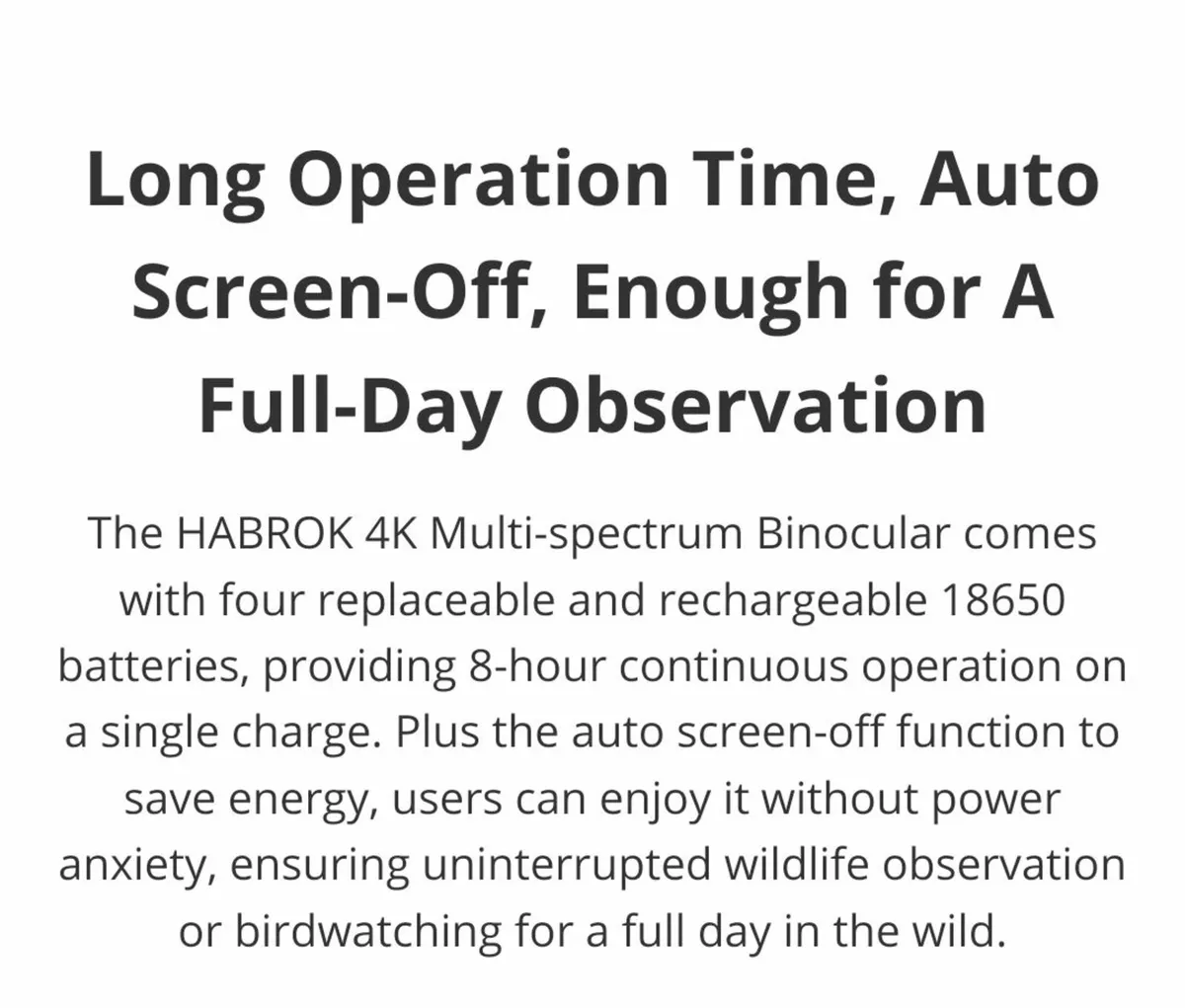 Binoculars Thermal Hikmicro Habrok 4K HE25LN - Image 3