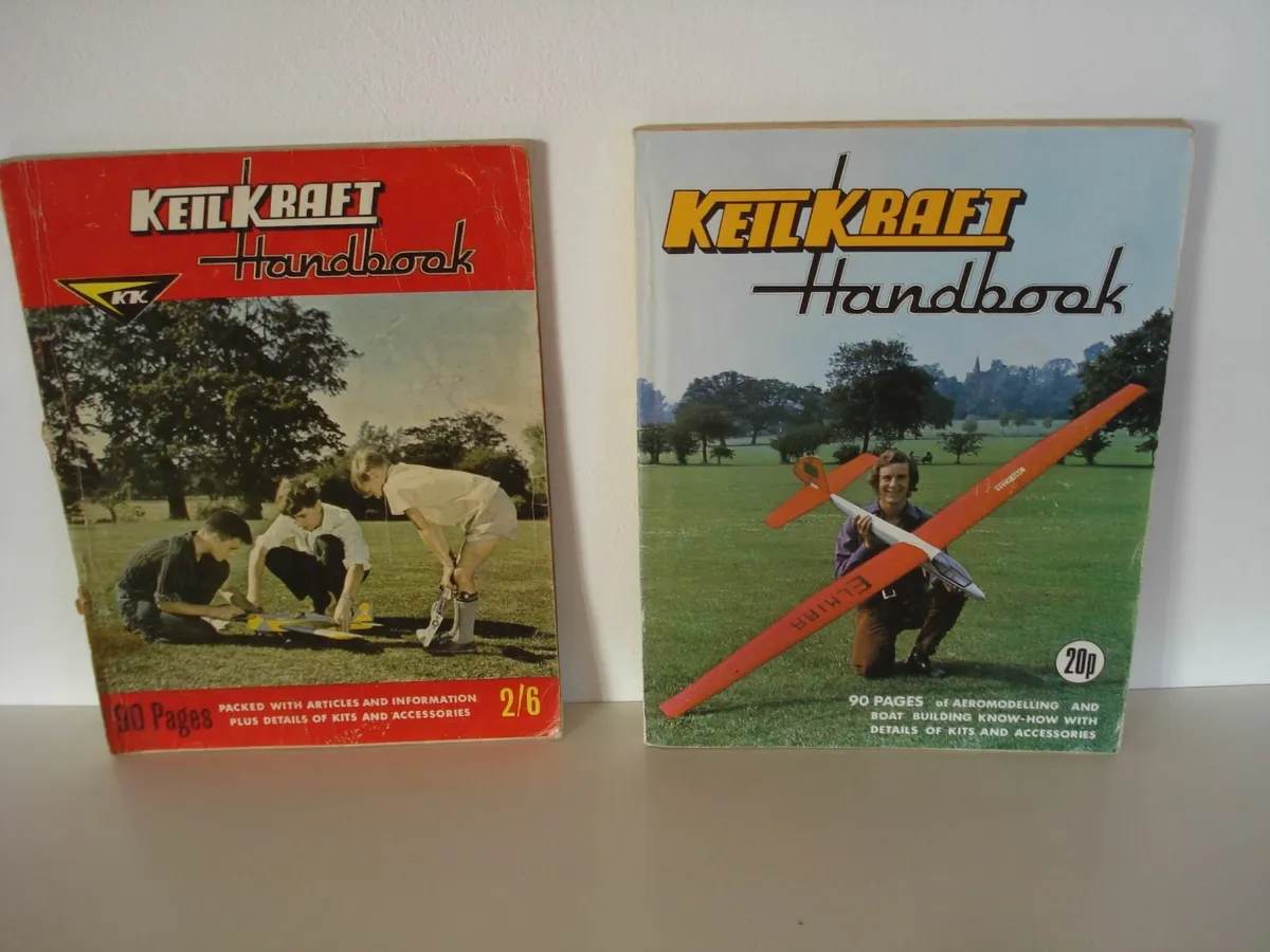 RARE KEILKRAFT MODEL AIRCRAFT & BOATS HANDBOOKS, - Image 1