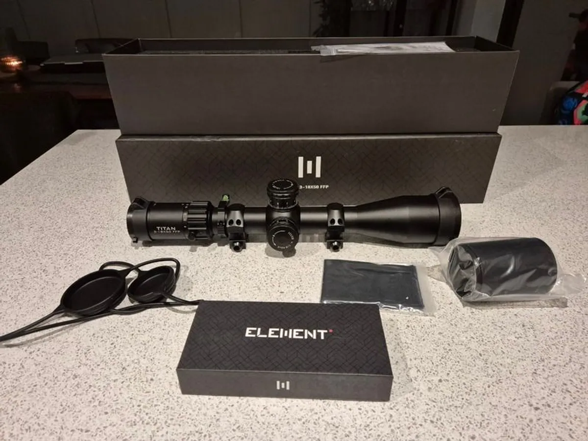 Element Optics Titan 3-18x50 APR-2D Mil Rifle Scope - Image 4