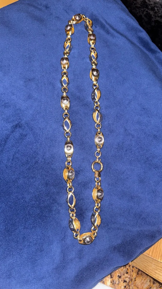14ct Gold Versace Necklace - Image 1