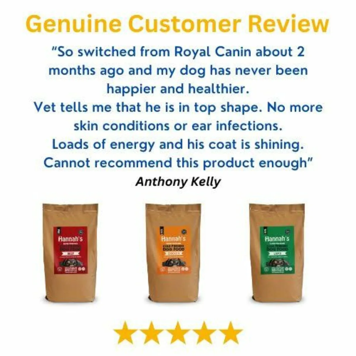 Cold Pressed Dog Food - Image 1
