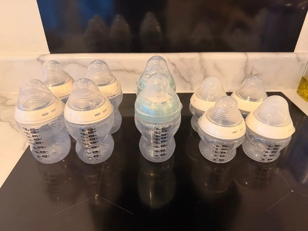 x10 Tommee Tippee Bottles - Image 1