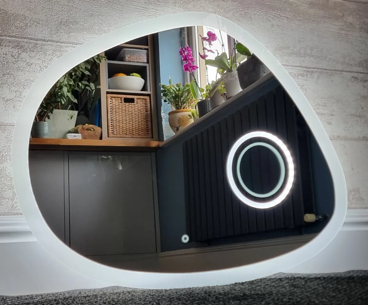 LED Bathroom Mirror Makeup Dual LED - Image 2