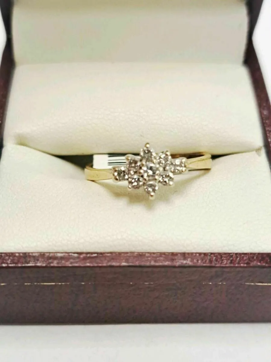 18K Gold Diamond Ring 18Ct - Image 1