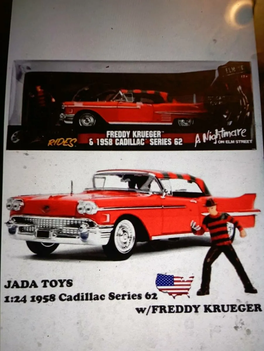 JAVA 1-24 SCALE NIGHTMARE ON ELM STREET CADILLAC - Image 1