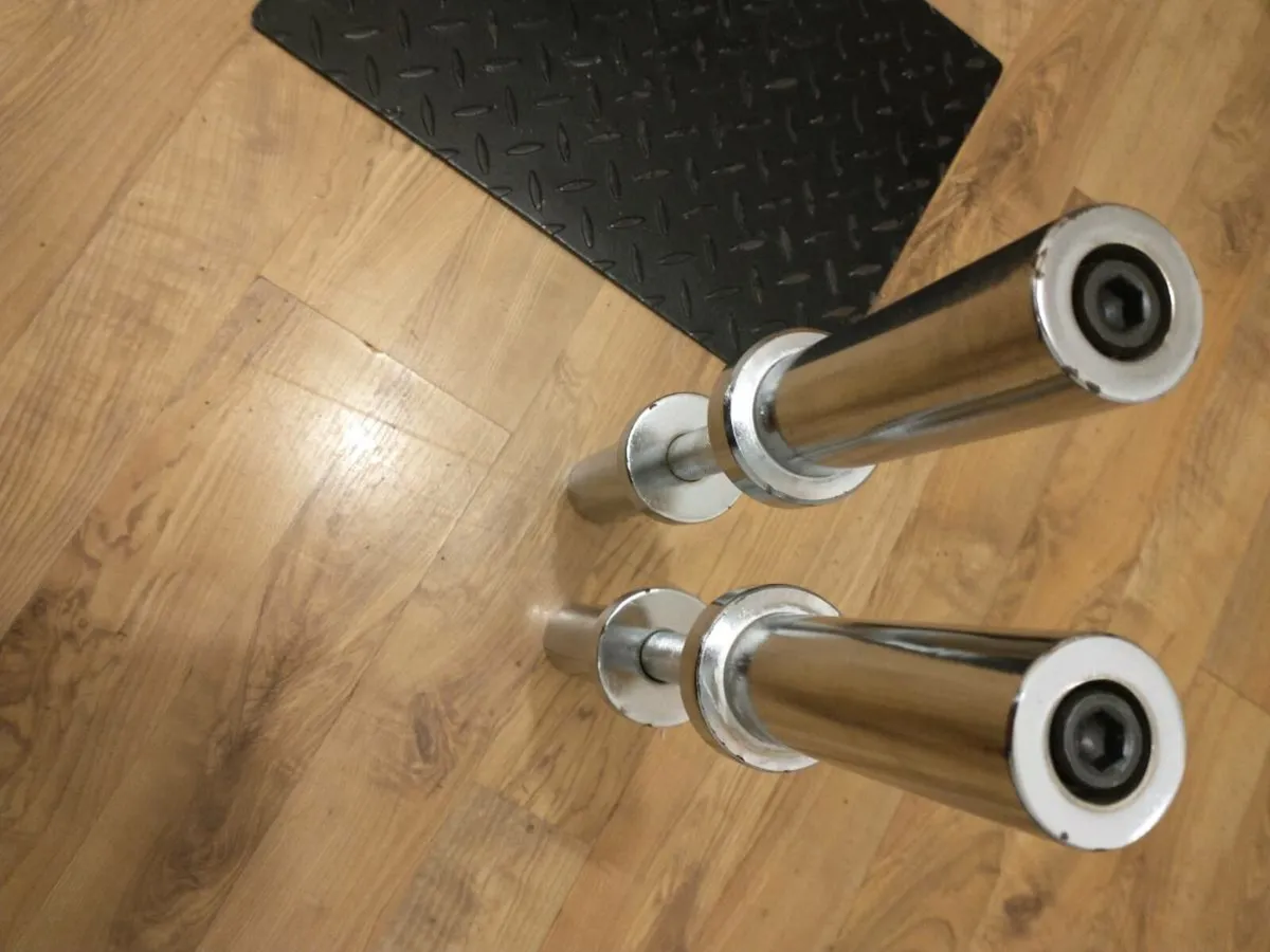 Pair Of Olympic Dumbbells Handles - Image 4