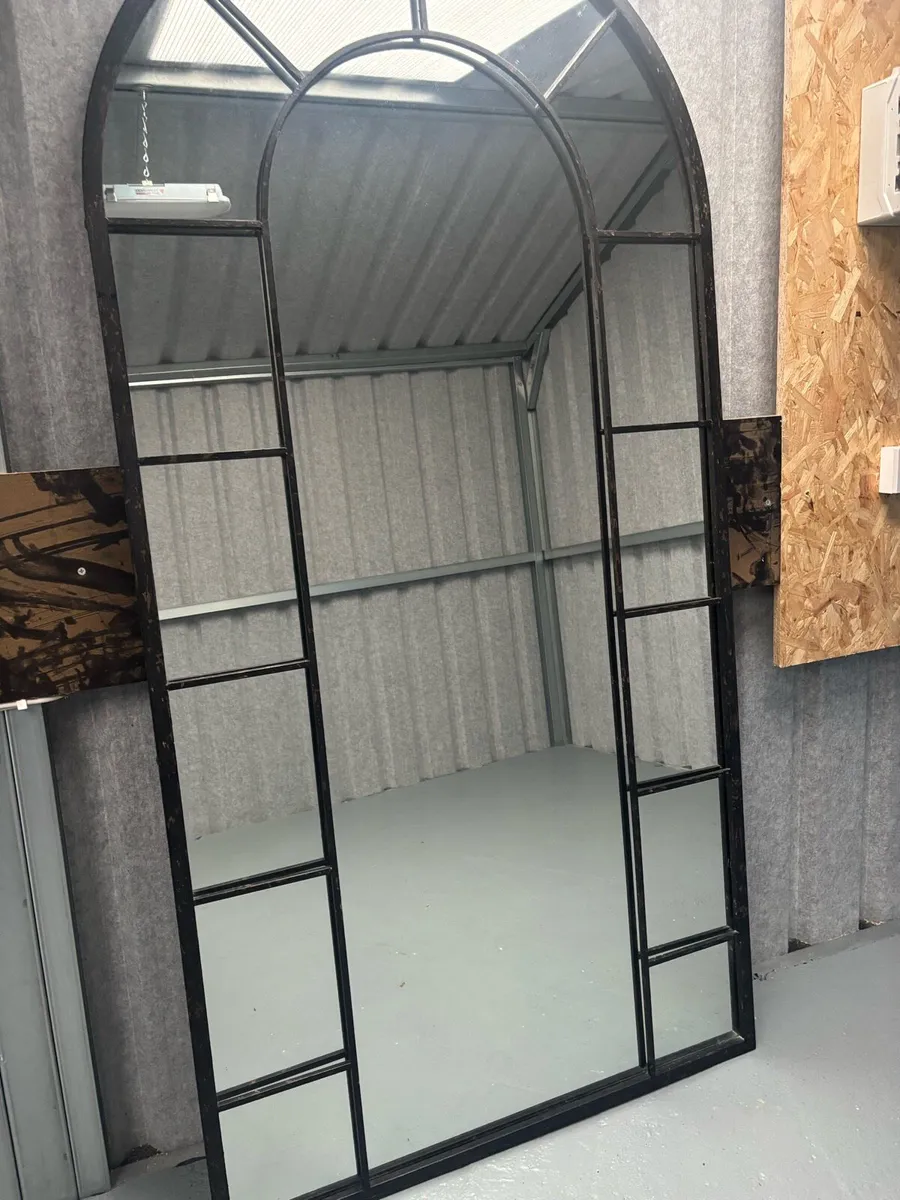 Dillingham Mirror - Arched Metal Frame - Image 1