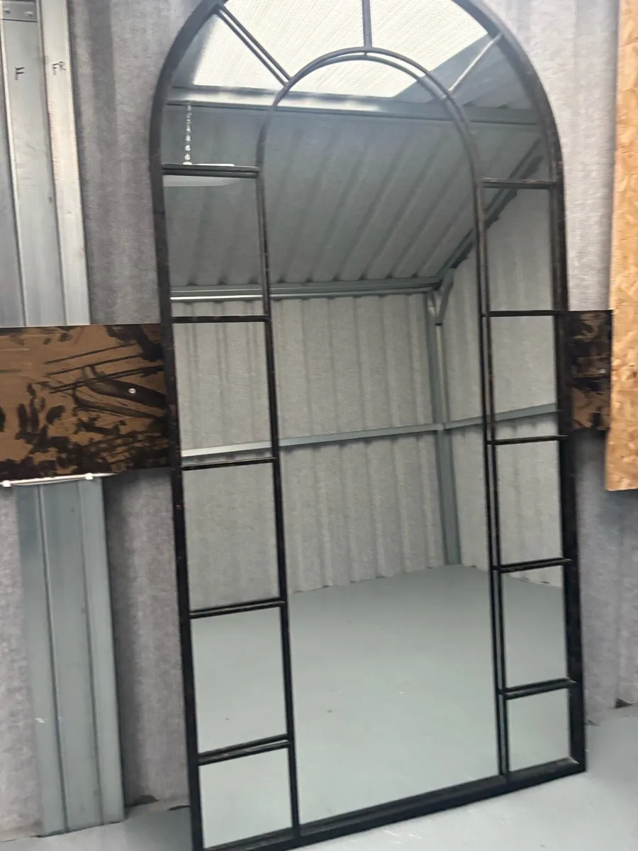 Dillingham Mirror - Arched Metal Frame - Image 4