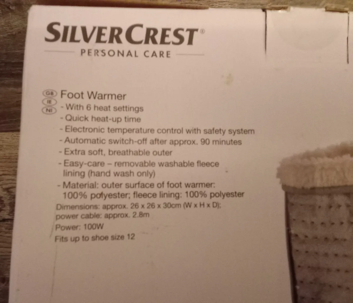 100w Foot Warmer. - Image 4