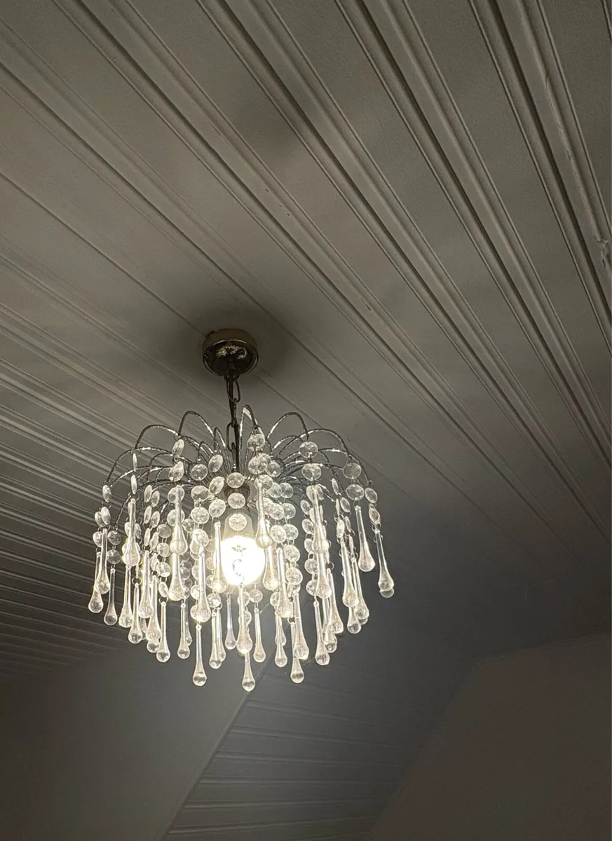 Crystal pendant ceiling light - Image 1